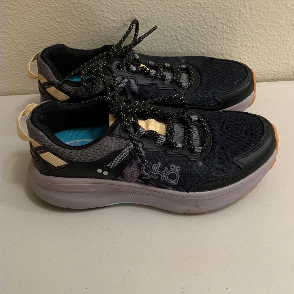 Ryka Taiga Trail Black Hiking Sneakers Shoes Women’s Size 7 Performance Rubber - Picture 7 of 14